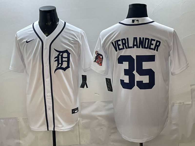 Men 2026 Detroit Tigers #35 Verlander white Game Nike MLB Jersey 002->detroit tigers->MLB Jersey